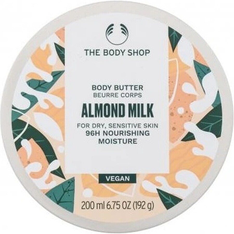 The Body Shop burro corpo al latte di mandorla 1×200 ml, burro corpo