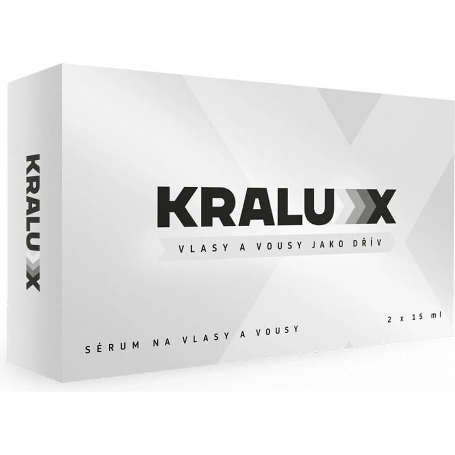 KRALUX sérum contre la chute des cheveux et le grisonnement des cheveux et du menton 1×30 ml, sérum capillaire