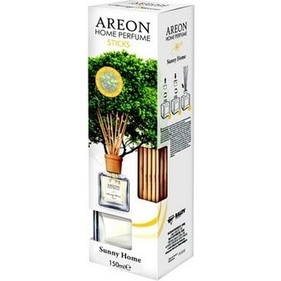 AREON Bâtons de Parfum Sunny Home 150ml 1×1 pc, rafraîchisseur d'air