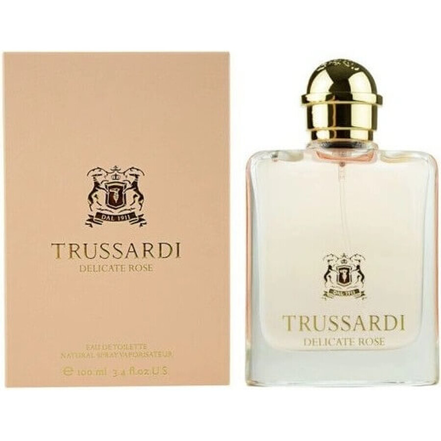 Trussardi Delicate Rose Edt 1×100 ml, eau de toilette per donna