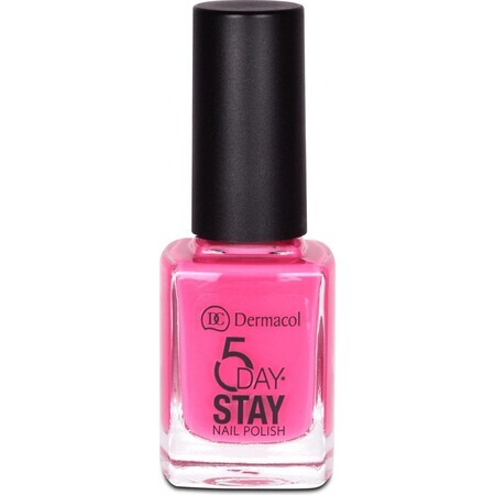 Dermacol Langhoudende nagellak 5 Days Stay No.35 Pink ride 1×11 ml, nagellak