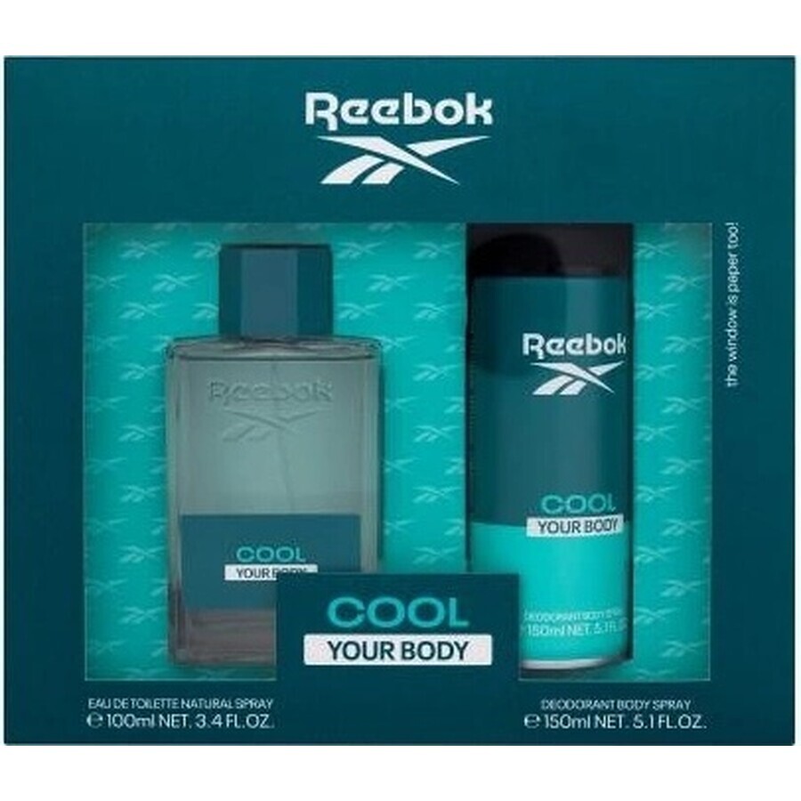 REEBOK COOL YBF WOMEN EDT 100ML+DEO SP 150ML 1SET 1×1 pc, set