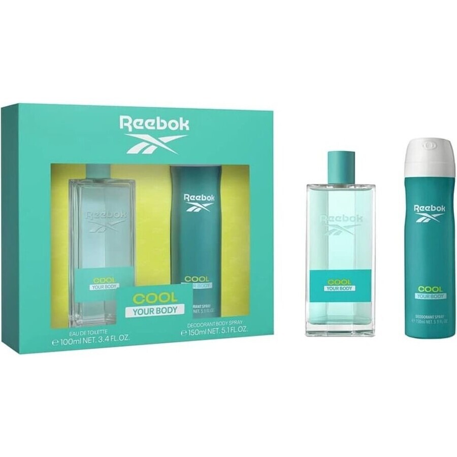 REEBOK COOL YBF WOMEN EDT 100ML+DEO SP 150ML 1SET 1×1 pc, set