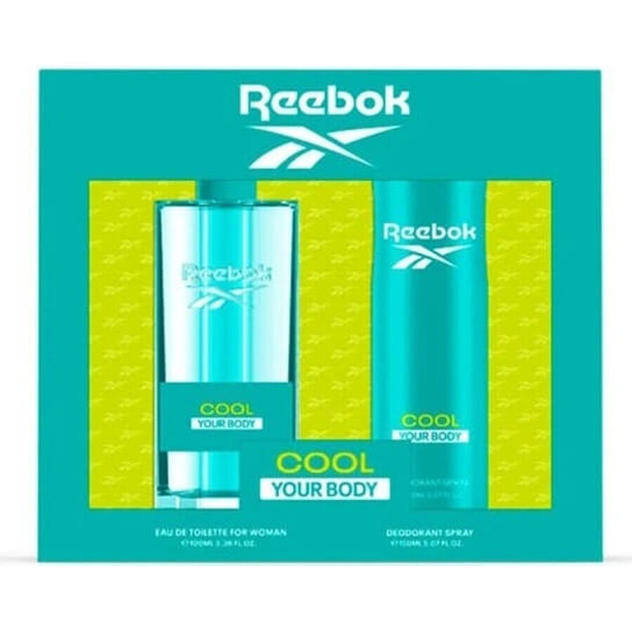 REEBOK COOL YBF WOMEN EDT 100ML+DEO SP 150ML 1SET 1×1 pc, set