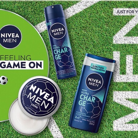 NIVEA MEN BOX FOOTBALL LE 1×1 ud, paquete de regalo