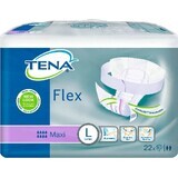 TENA Flex Maxi L 1×22 Stück, Inkontinenzslips mit Schnellverschlussbund