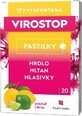 VIROSTOP bustine - agrumi 1&#215;20 pezzi, integratore alimentare per gola, faringe e corde vocali