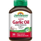 JAMIESON SUPER GARLIC OIL 1500 mg 1×100 cps, food supplement