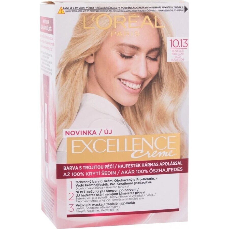 L'Oréal Paris Excellence Creme Universal Creme Universal Nudes colore permanente per capelli 6U Biondo Scuro 1×1 pz, colore per capelli