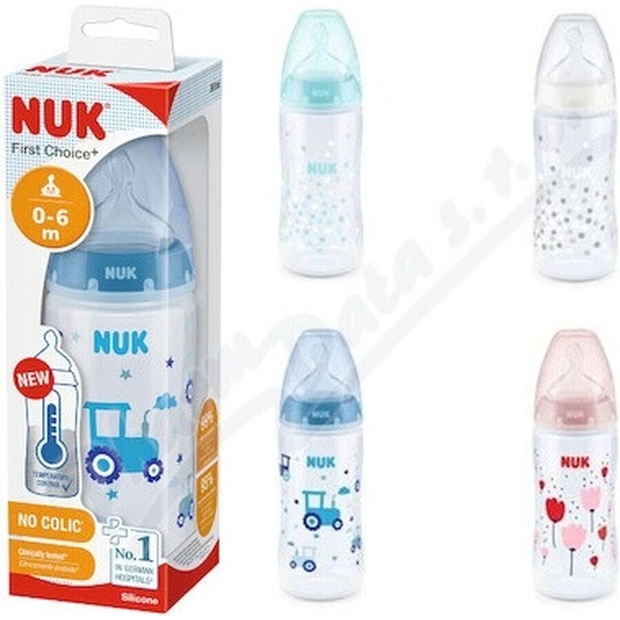 NUK FC+ Fles met temperatuurregeling 1×1 st, fles 300 ml