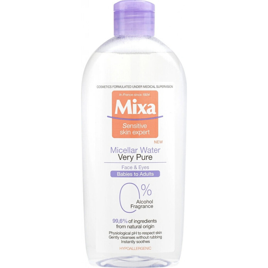 Mixa Micellair Water 1×400 ml, micellair water