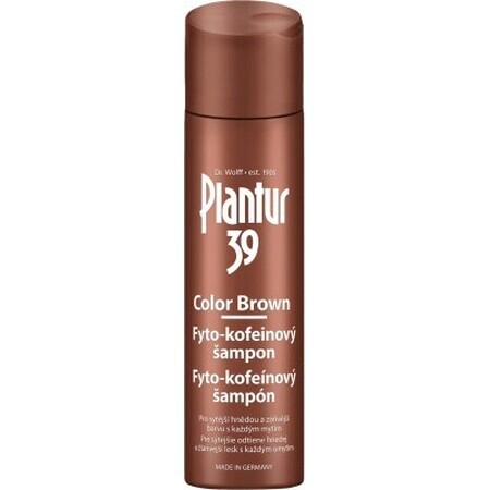 Shampoo Plantur 39 Colour Brown Phyto-caffeine 1×250 ml, shampoo con caffeina