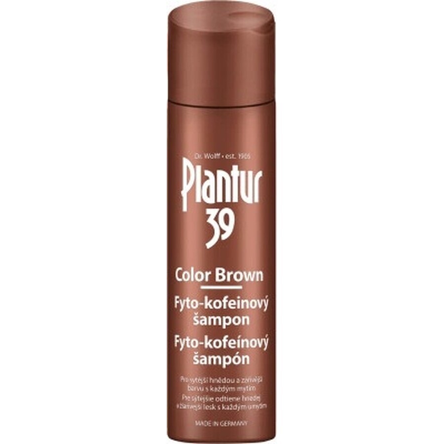 Shampoo Plantur 39 Colour Brown Phyto-caffeine 1×250 ml, shampoo con caffeina