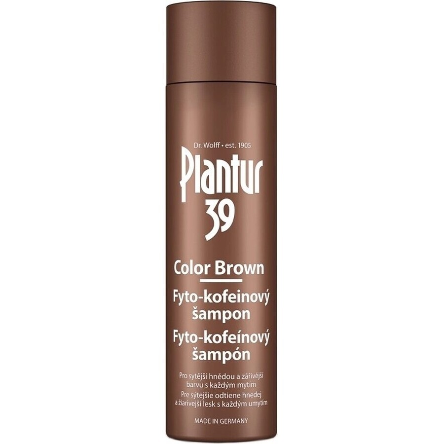 Shampoo Plantur 39 Colour Brown Phyto-caffeine 1×250 ml, shampoo con caffeina