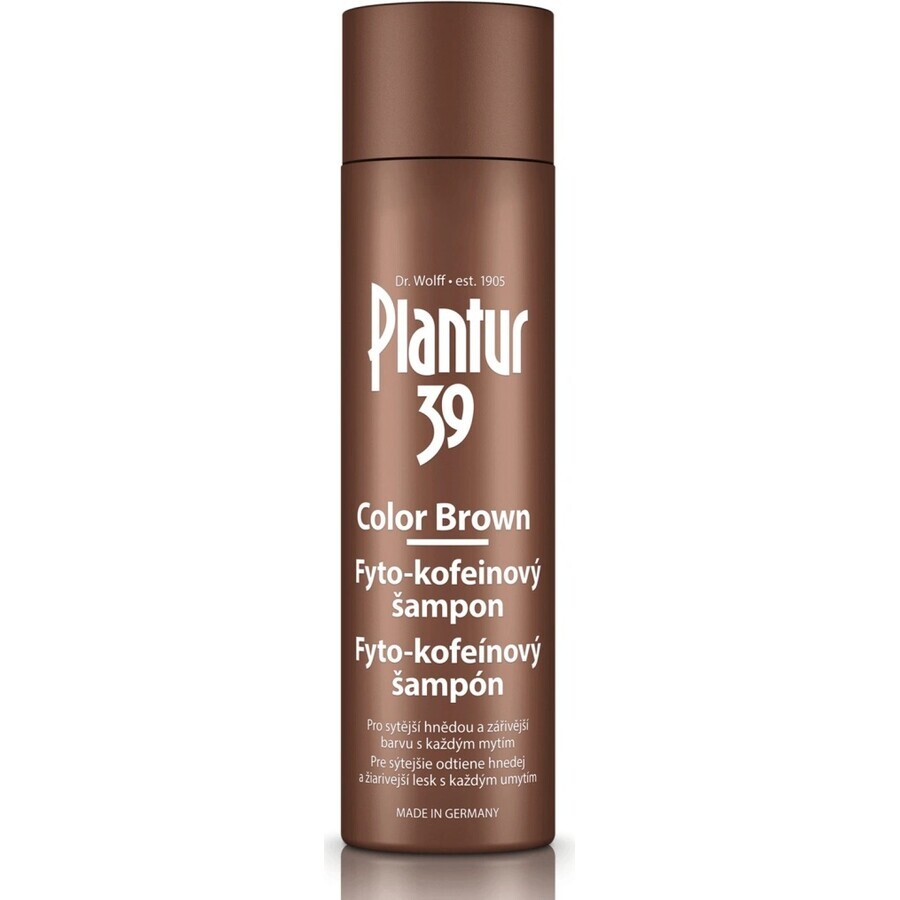 Shampoo Plantur 39 Colour Brown Phyto-caffeine 1×250 ml, shampoo con caffeina