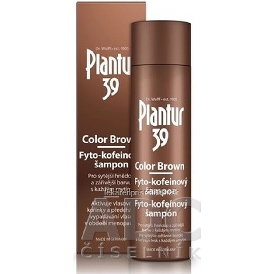 Shampoo Plantur 39 Colour Brown Phyto-caffeine 1×250 ml, shampoo con caffeina