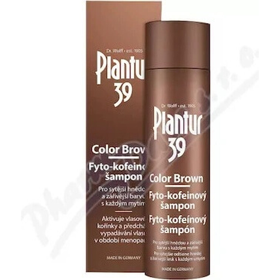 Shampoo Plantur 39 Colour Brown Phyto-caffeine 1×250 ml, shampoo con caffeina