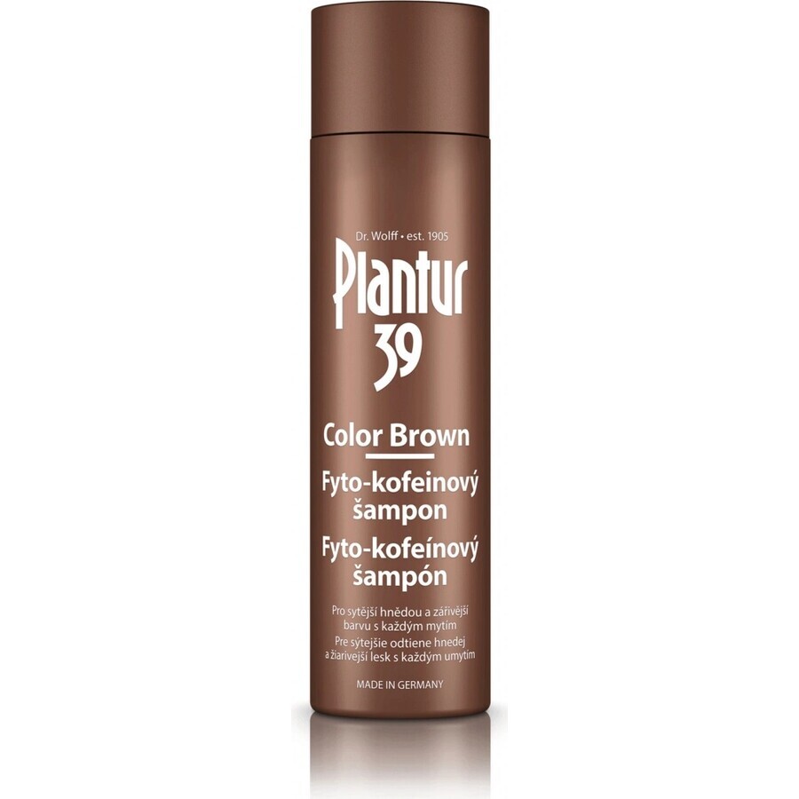 Shampoo Plantur 39 Colour Brown Phyto-caffeine 1×250 ml, shampoo con caffeina