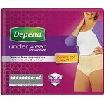 DEPEND MAXIMUM XL per donna 1×9 pezzi, slip elasticizzati, circonferenza fianchi 120-105 cm