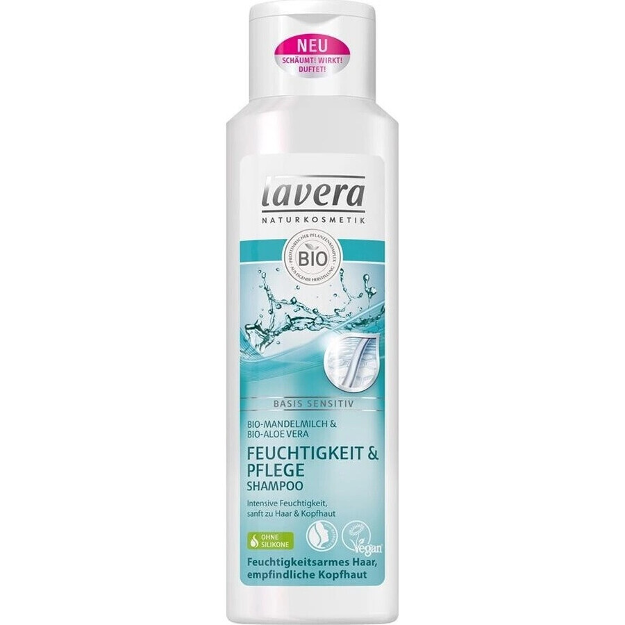 lavera Basis Shampoo Idratazione e Cura 1×250 ml, shampoo