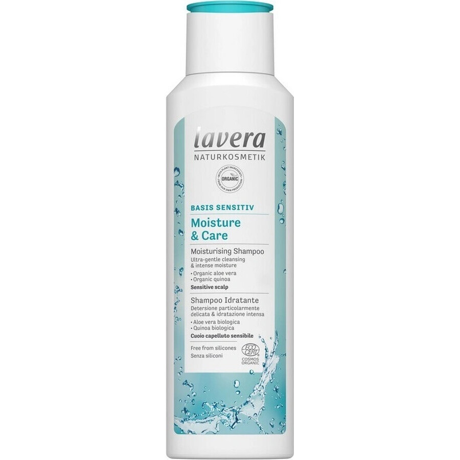 lavera Basis Shampoo Idratazione e Cura 1×250 ml, shampoo