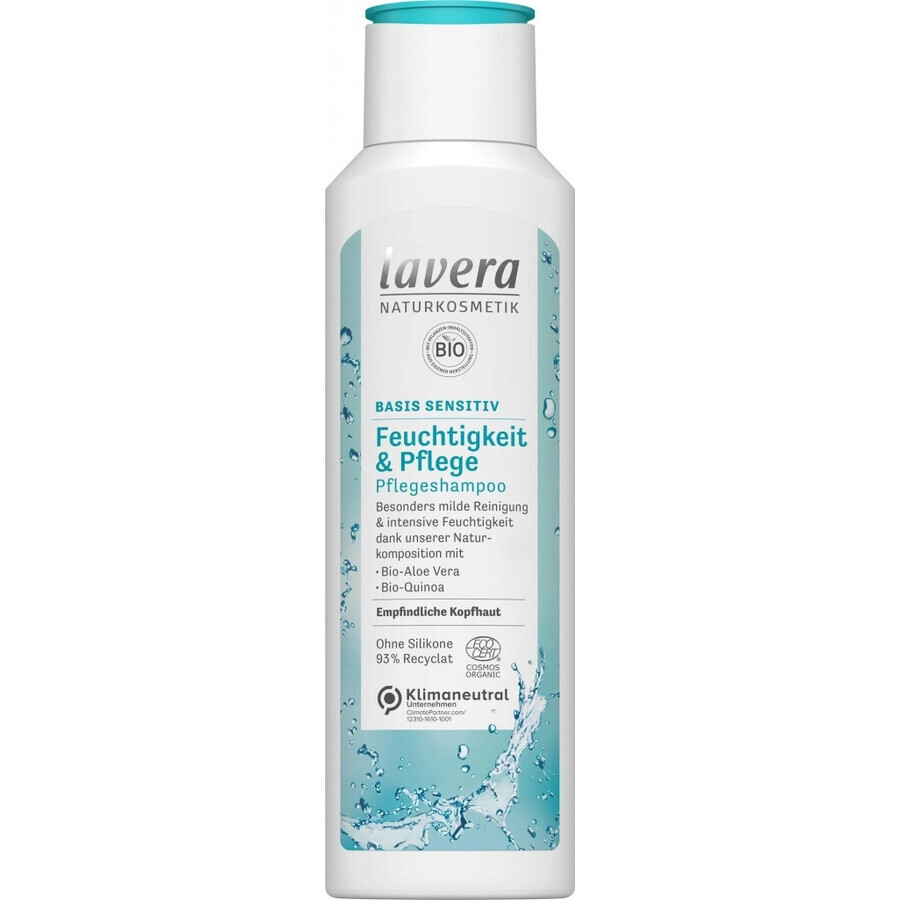 lavera Basis Shampoo Idratazione e Cura 1×250 ml, shampoo