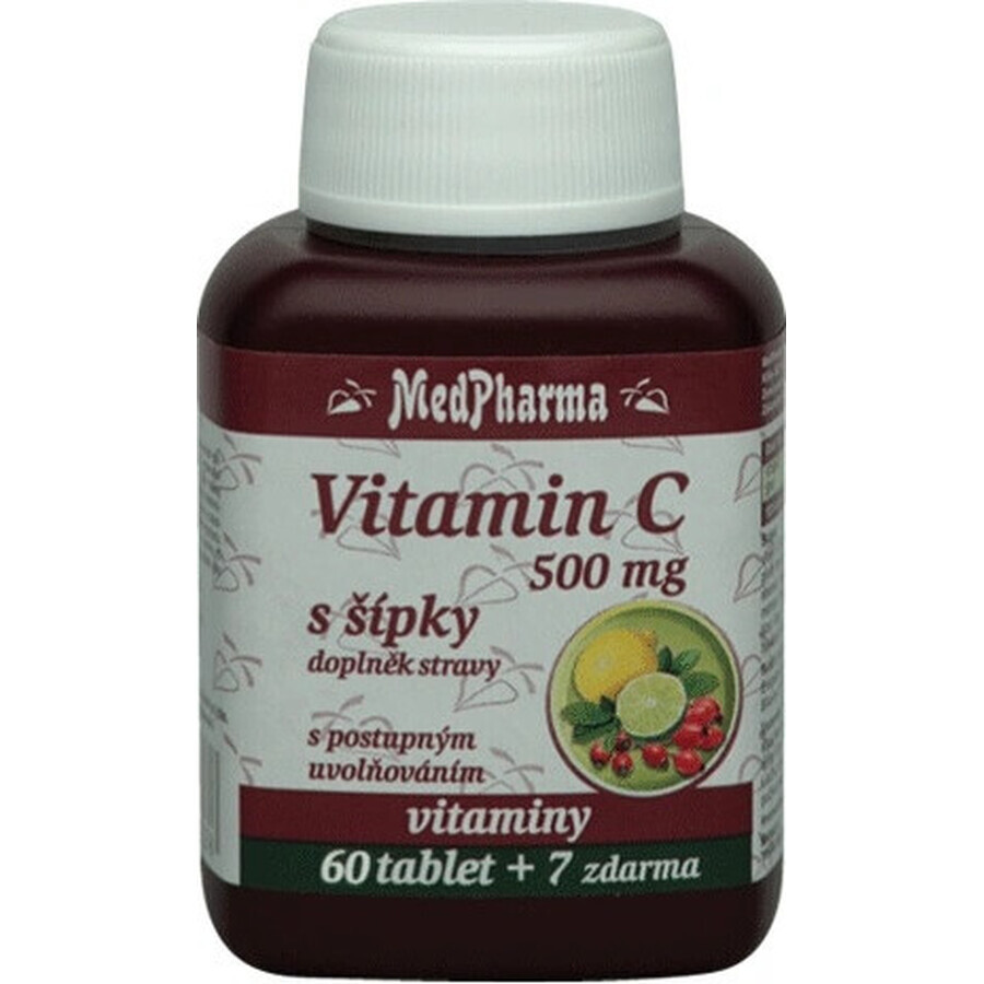 MedPharma VITAMINA C 500MG con frecce 1×37 tbl, rilascio graduale