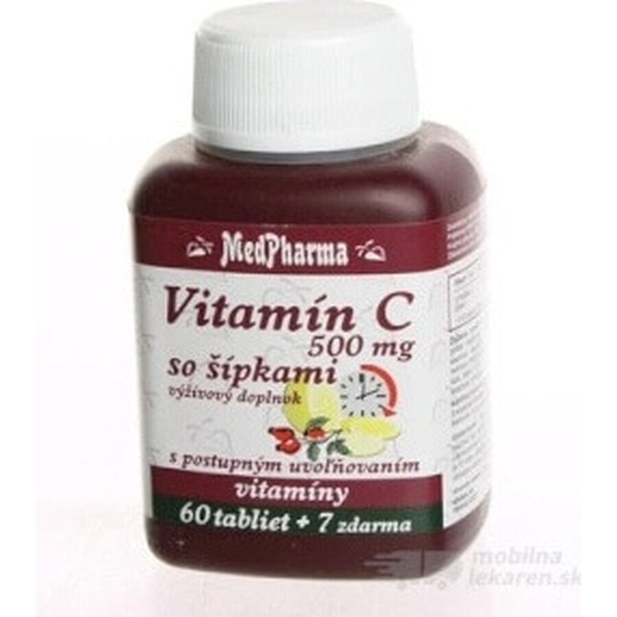 MedPharma VITAMINA C 500MG con frecce 1×37 tbl, rilascio graduale