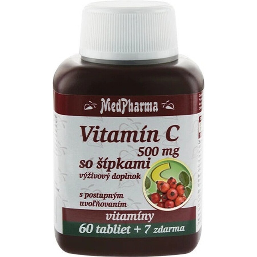 MedPharma VITAMINA C 500MG con frecce 1×37 tbl, rilascio graduale