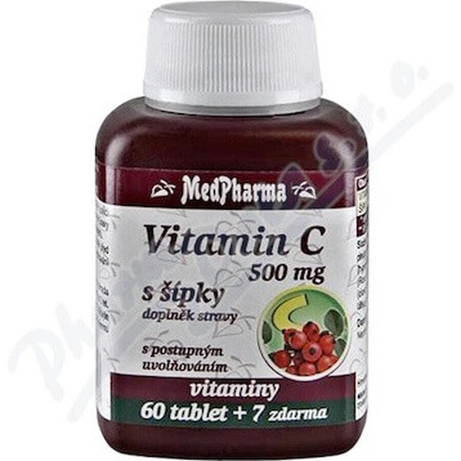 MedPharma VITAMINA C 500MG con frecce 1×37 tbl, rilascio graduale