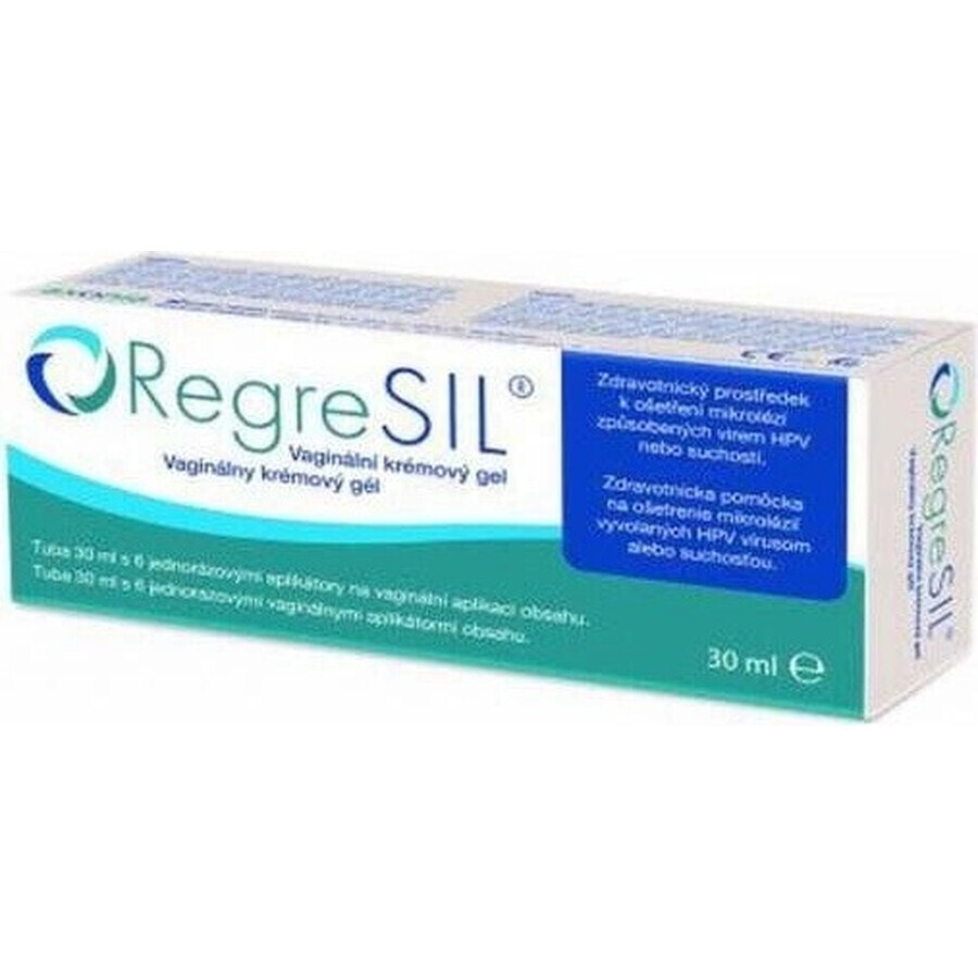 Set RegreSIL 1×1, Vaginalgel-Creme 30 ml + 6 Applikatoren