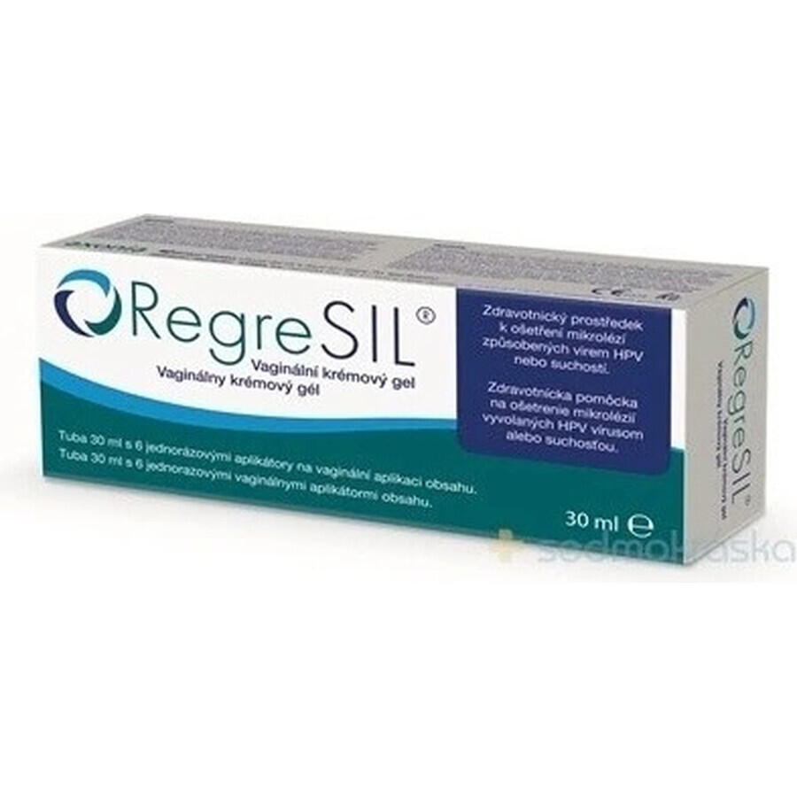 Set RegreSIL 1×1, Vaginalgel-Creme 30 ml + 6 Applikatoren