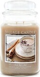 Village Candle Candela profumata in bottiglia - Chai Tea Latte - T&#232; alla cannella, grande 1&#215;1 pz.