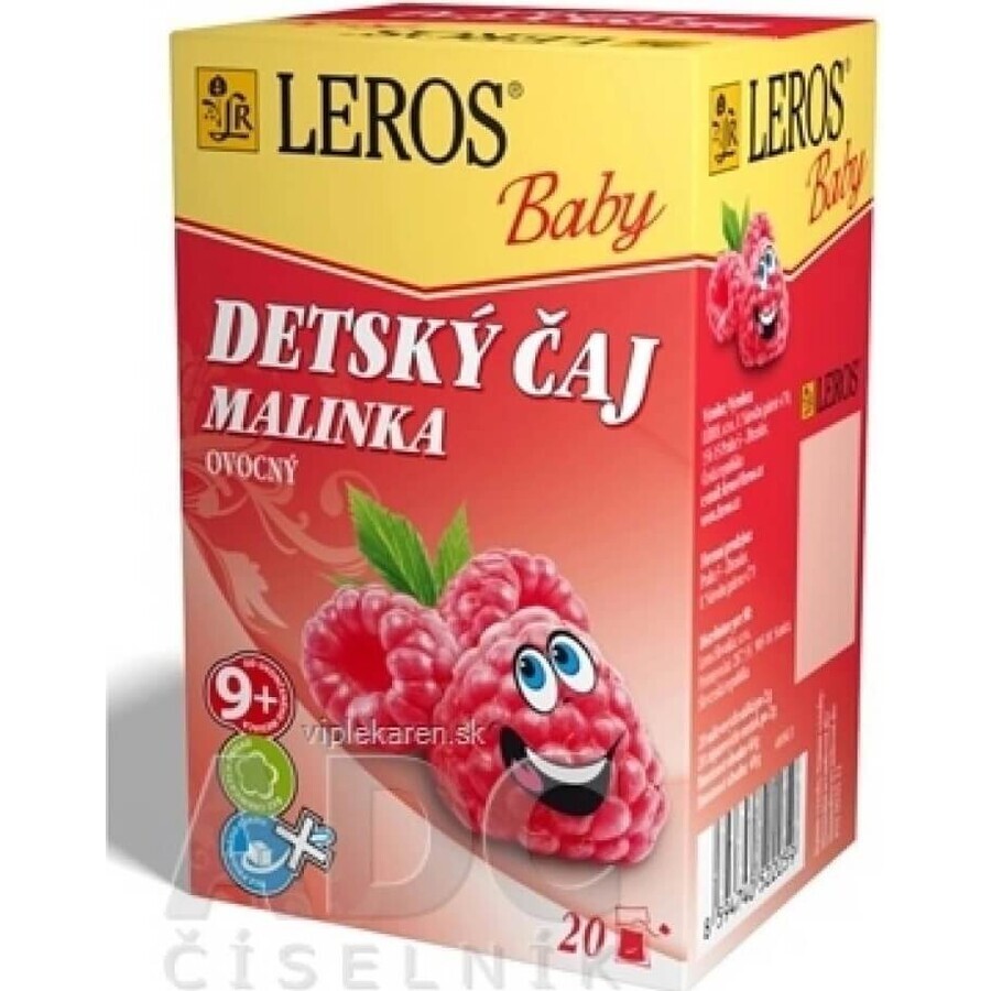 LEROS CHILDREN'S TEA MALINKA 2x20g, tea for children