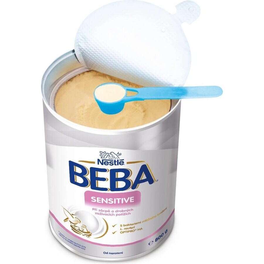 BEBA EXPERTpro SENSITIVE; formulă specială pentru sugari pentru constipație (de la naștere) 1×800 g, formulă specială pentru sugari pentru constipație