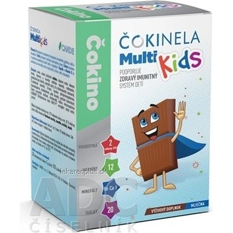 Chocinella Multi Kids tablettes de chocolat 1×20 pcs