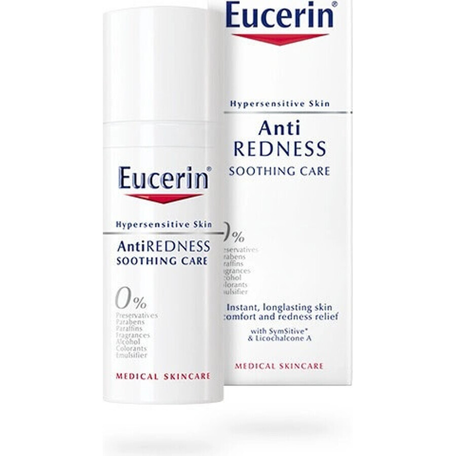 Eucerin ANTI-REDNESS beruhigende Creme 1×50 ml für empfindliche, zu Rötungen neigende Haut