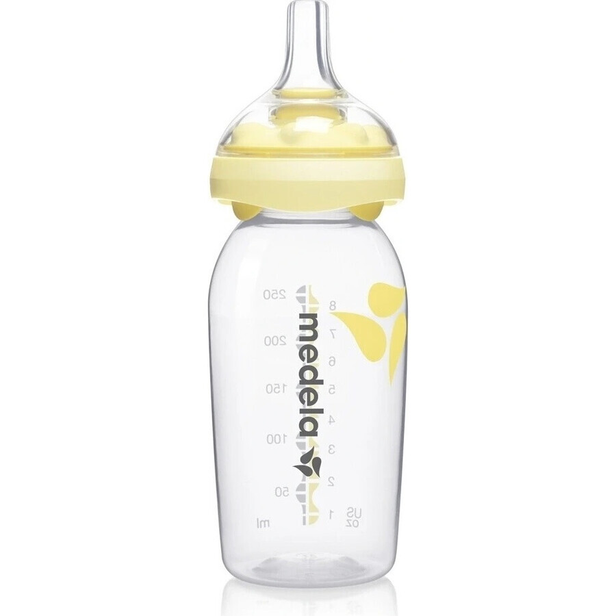 Medela Calma™ fles voor baby's die borstvoeding krijgen 250 ml 1×1 fles