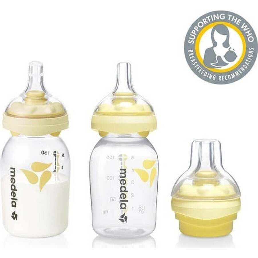 Medela Calma™ fles voor baby's die borstvoeding krijgen 250 ml 1×1 fles