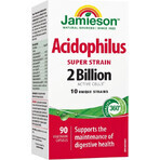 JAMIESON SUPER STRAIN ACIDOPHILUS 1×90 cps, supliment alimentar