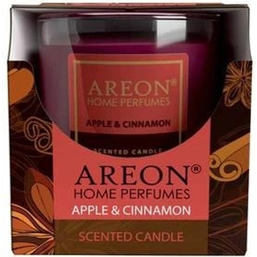 Areon Candle Apple & Cinnamon 120g 1×1 pc, candle