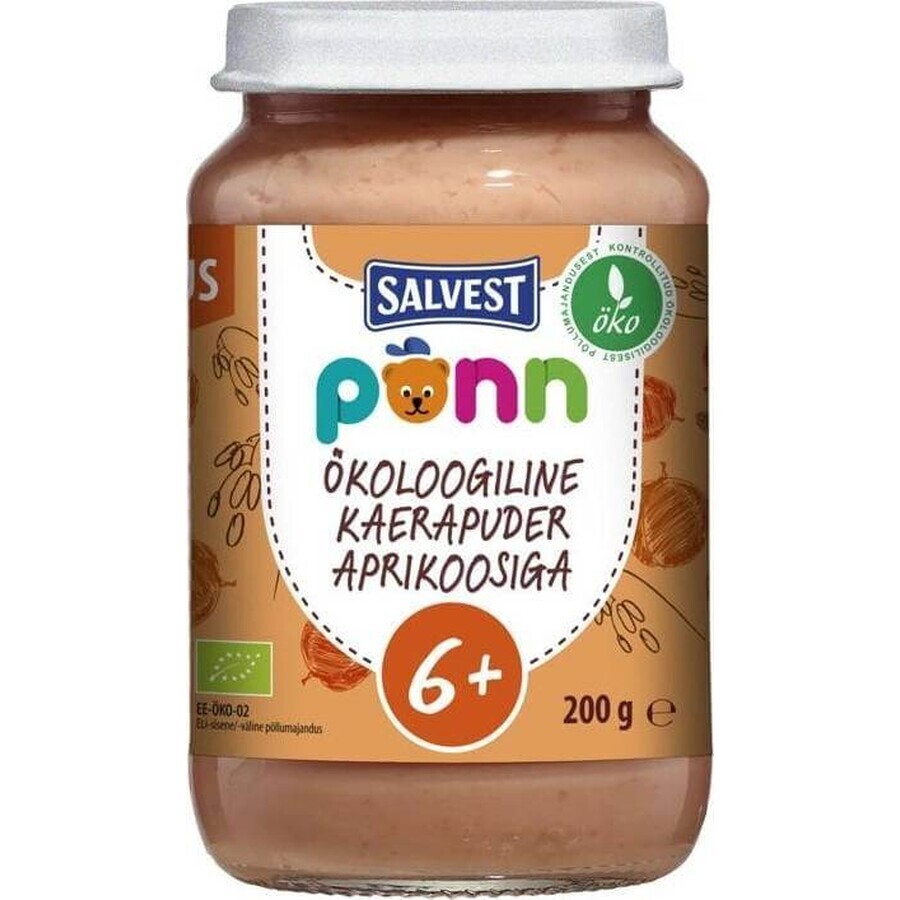 SALVEST ORGANIC Põnn Albicocche con fiocchi d'avena 200 g 1×200 g