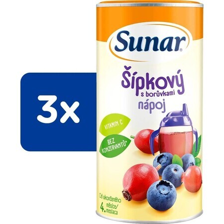 Sunar Soluble drink Rosehip with blueberries 1×200 g