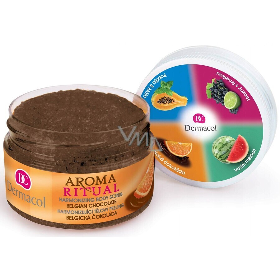 Dermacol Aroma Ritual Belgisches Schokoladenpeeling 1×200 g, Körperpeeling