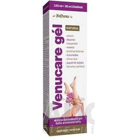 MedPharma VENUCARE GEL NATURAL 1×150 ml, gel 120 ml+30 ml in omaggio