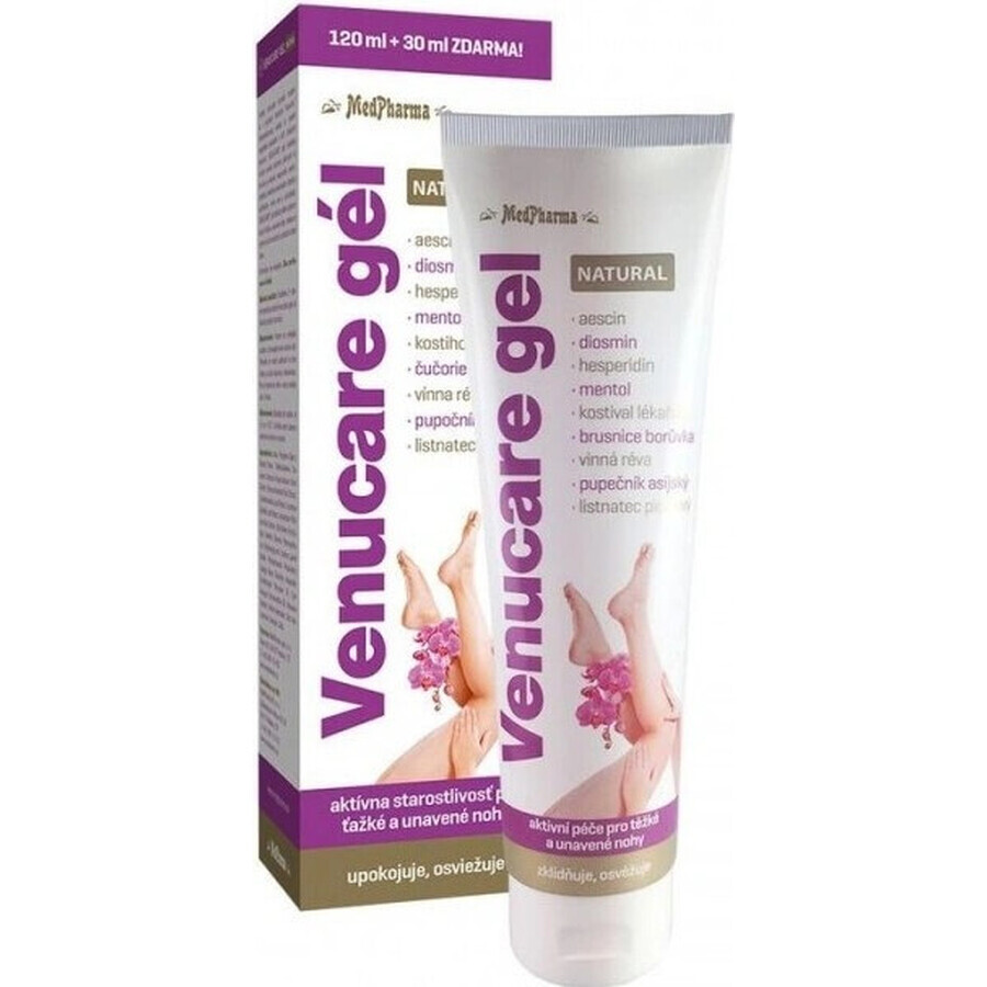 MedPharma VENUCARE GEL NATURAL 1×150 ml, gel 120 ml+30 ml in omaggio