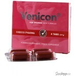 Cobeco compresse afrodisiache Venicon Women 1×4 tbl, per donne