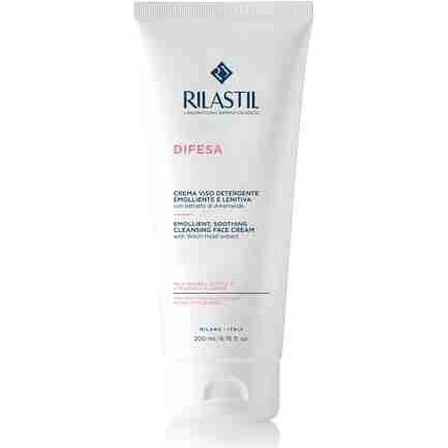 Rilastil Difesa Detergent facial emolient pentru piele sensibilă 1×200 ml, cremă de mâini