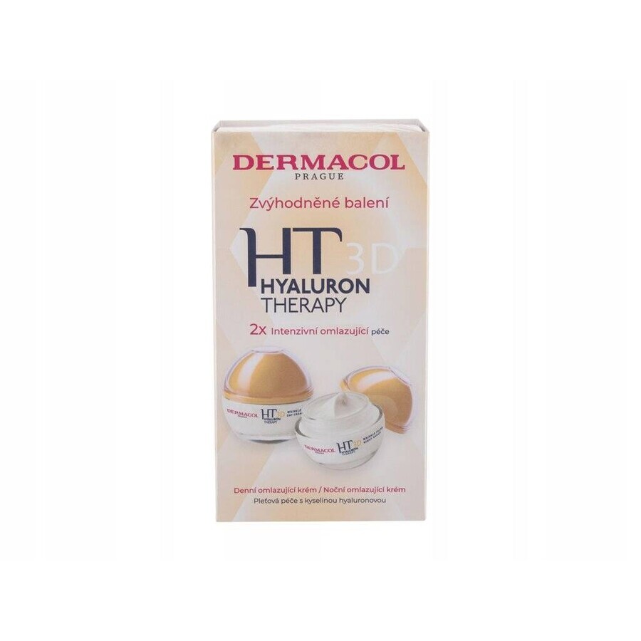 Dermacol Duopack HT3D Tages- und Nachtcreme 1×100 ml, 50 ml + 50 ml