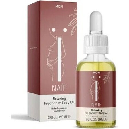 NAÏF Olio per smagliature in gravidanza 1×90 ml, olio per smagliature